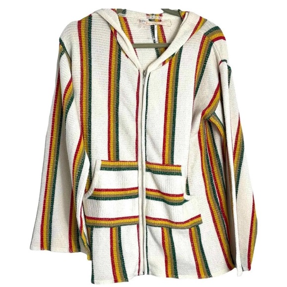 Free People Jen’s pirate booty grassland hoodie/Baja sweater M/L - Picture 5 of 5